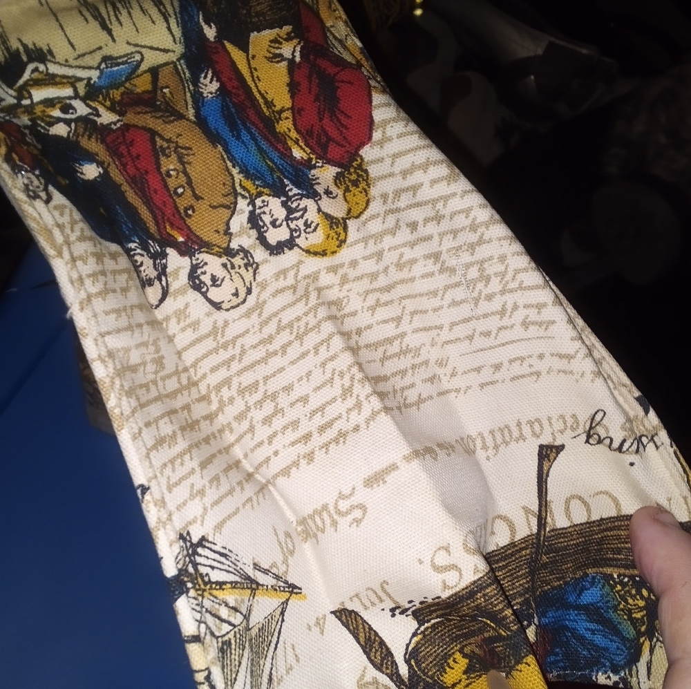 Handmade antique/vintage possibly silk Margaret Smith Patriotic bag - Picture 13 of 16